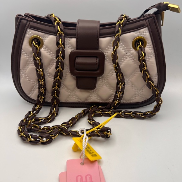 Unbranded Handbags - Brown and Cream Quilted Women's Bag